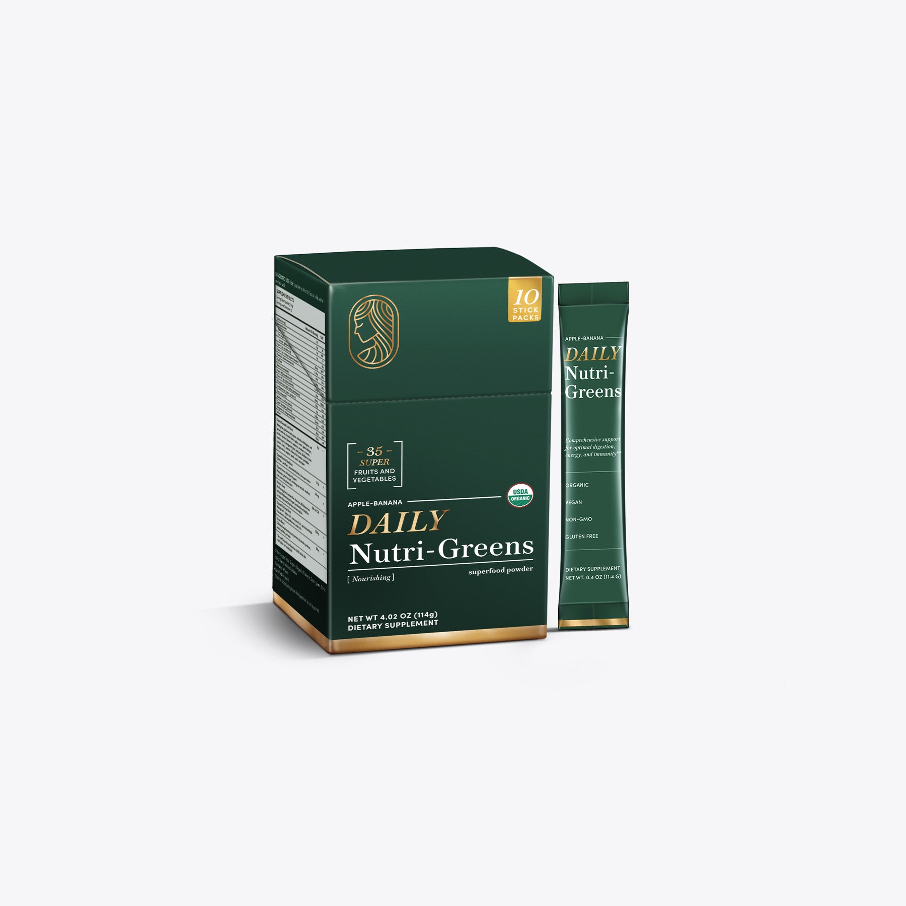 10 Daily Nutri-Greens Stick Packs