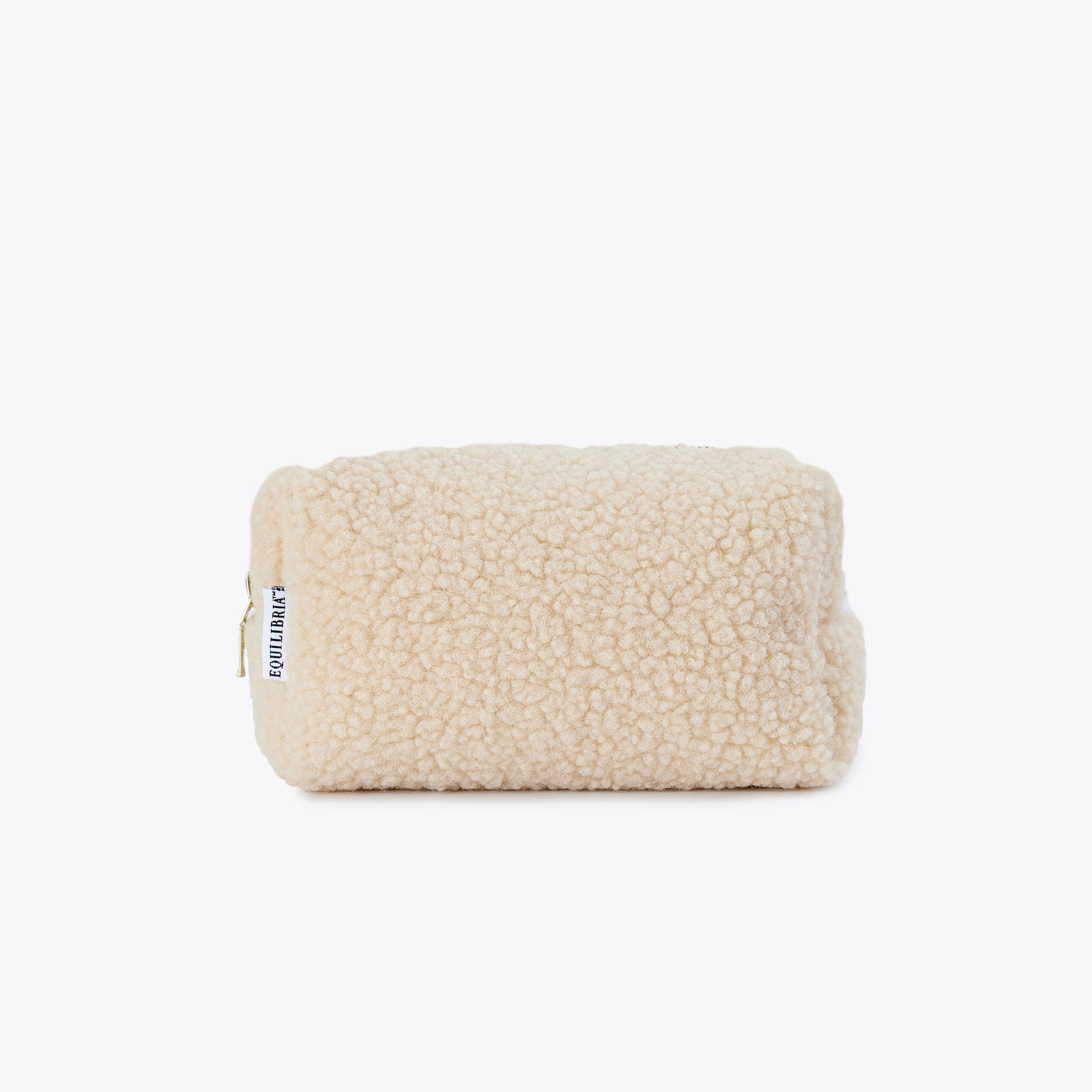 Small Ivory Zippered Pouch