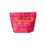 Pink packaging of Pixie & Zazz Chill Pops on a white background